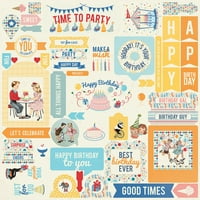 Authentique Paper LIB011 Authentique Collection Kit 12X12-Liberty